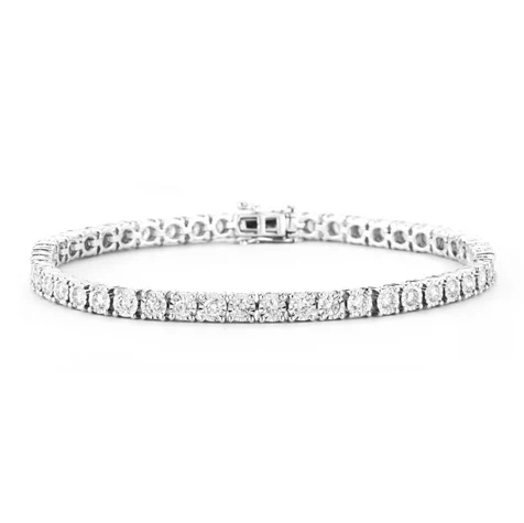 Tennis Silver Bracelet