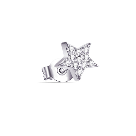 star shape stud Silver earring