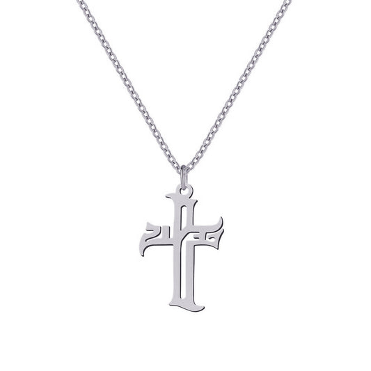 Cross Silver Necklace